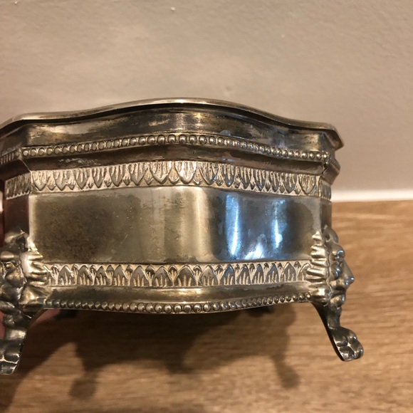 Vintage Trinket Box International Silver Company Silver Plated - Picture 4 of 12